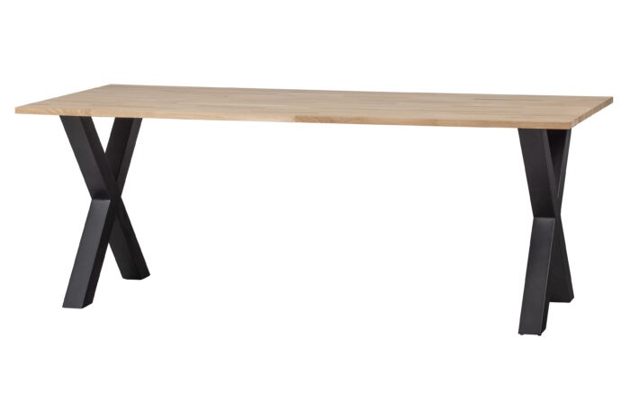 WOOOD Jídelní stůl TABLO dub 220x90 cm nohy X