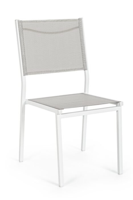BIZZOTTO zahradní jídelní židle HILDE bílá
