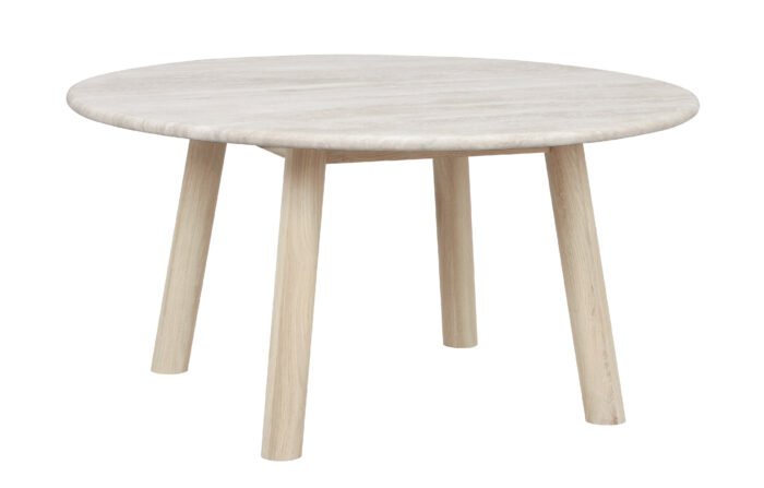 ROWICO Konferenční stolek TARANSAY světlý ø90 cm