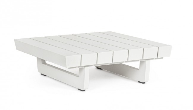 BIZZOTTO Konferenční stolek INFINITY bílý 73x73 cm