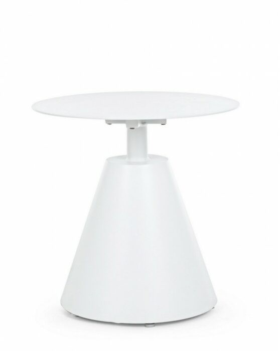 BIZZOTTO kulatý stolek ALOHA ø50 cm bílý