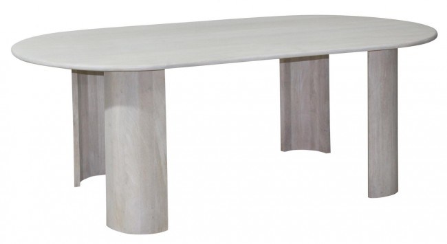 BIZZOTTO Jídelní stůl ORLANDO šedý 200x100cm
